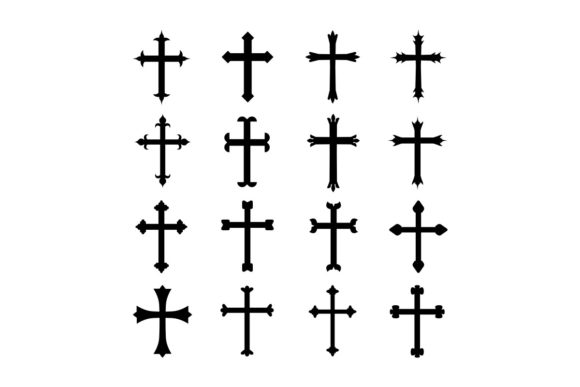 Christian Cross Symbol Vector Set: Icons & Graphics Review