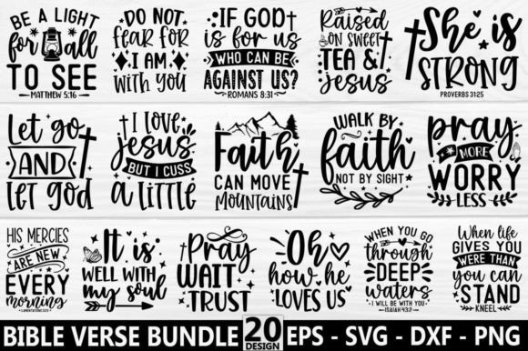 Faith Bible Verse Jesus SVG Bundle: A Stitch Test