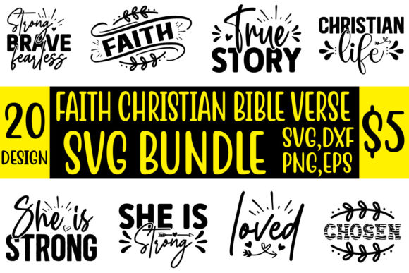 Faith Christian SVG Bundle: Review for Commercial Bundles