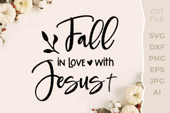Fall Jesus SVG: Graphics & Crafts Asset Review