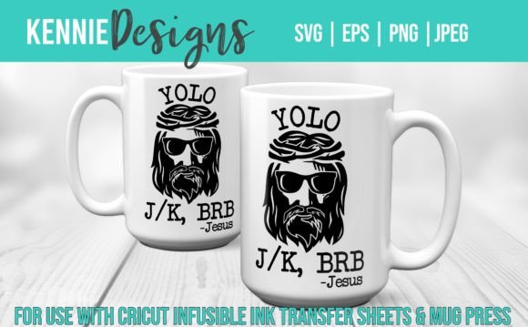 Jesus Funny Easter Mug Wrap Template SVG Review