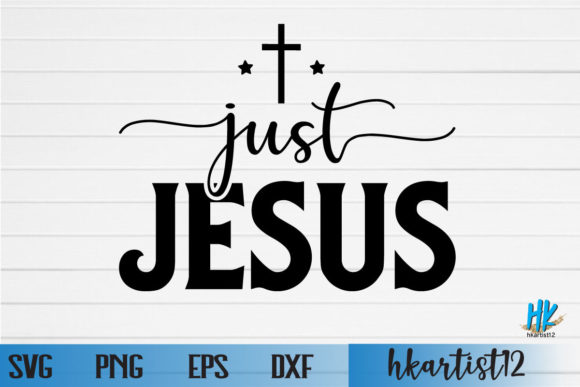 Just Jesus SVG: Graphics and Crafts for Editorial Use