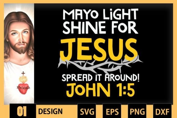 Mayo Light Shine Graphics for Faith-Based Crafts