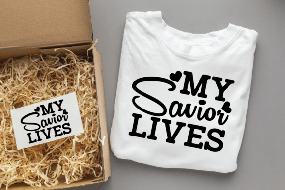 My Savior Lives Graphics for Christian Crafts